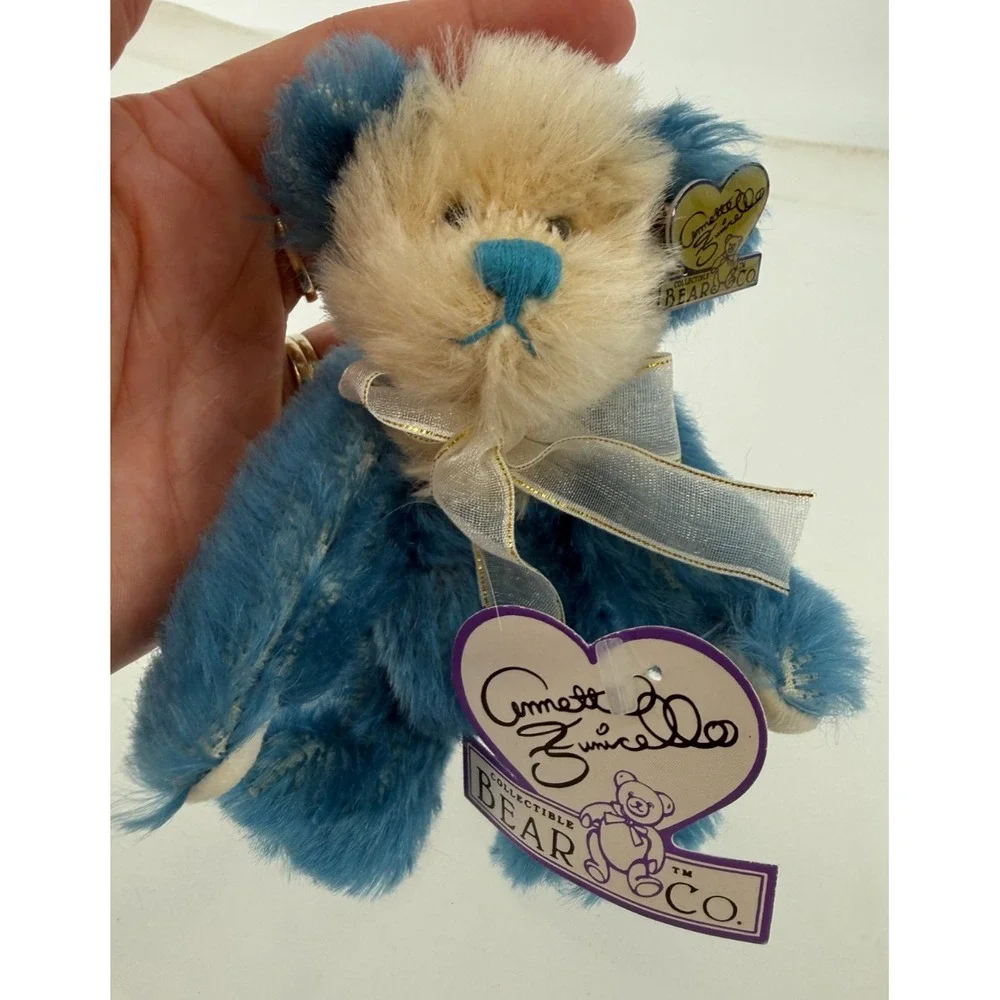 Annette Funicello Blue Bayou Mohair Bear Co Plush Bear 5.5